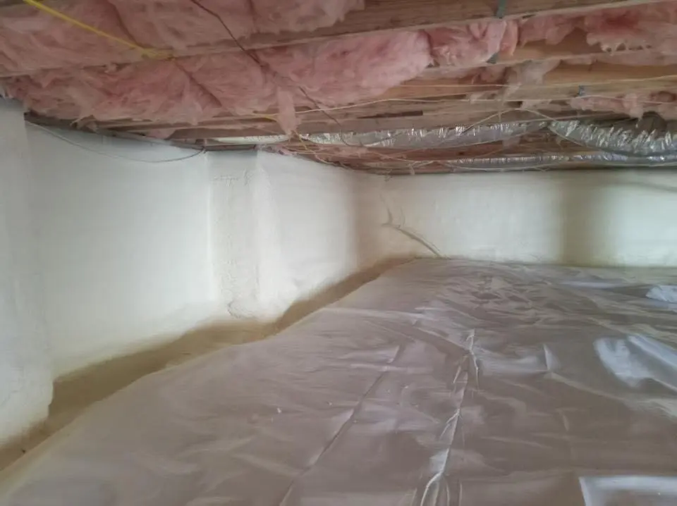Crawl space encapsulation with closed-cell spray foam for Spray Foam Roofing in Cudahy